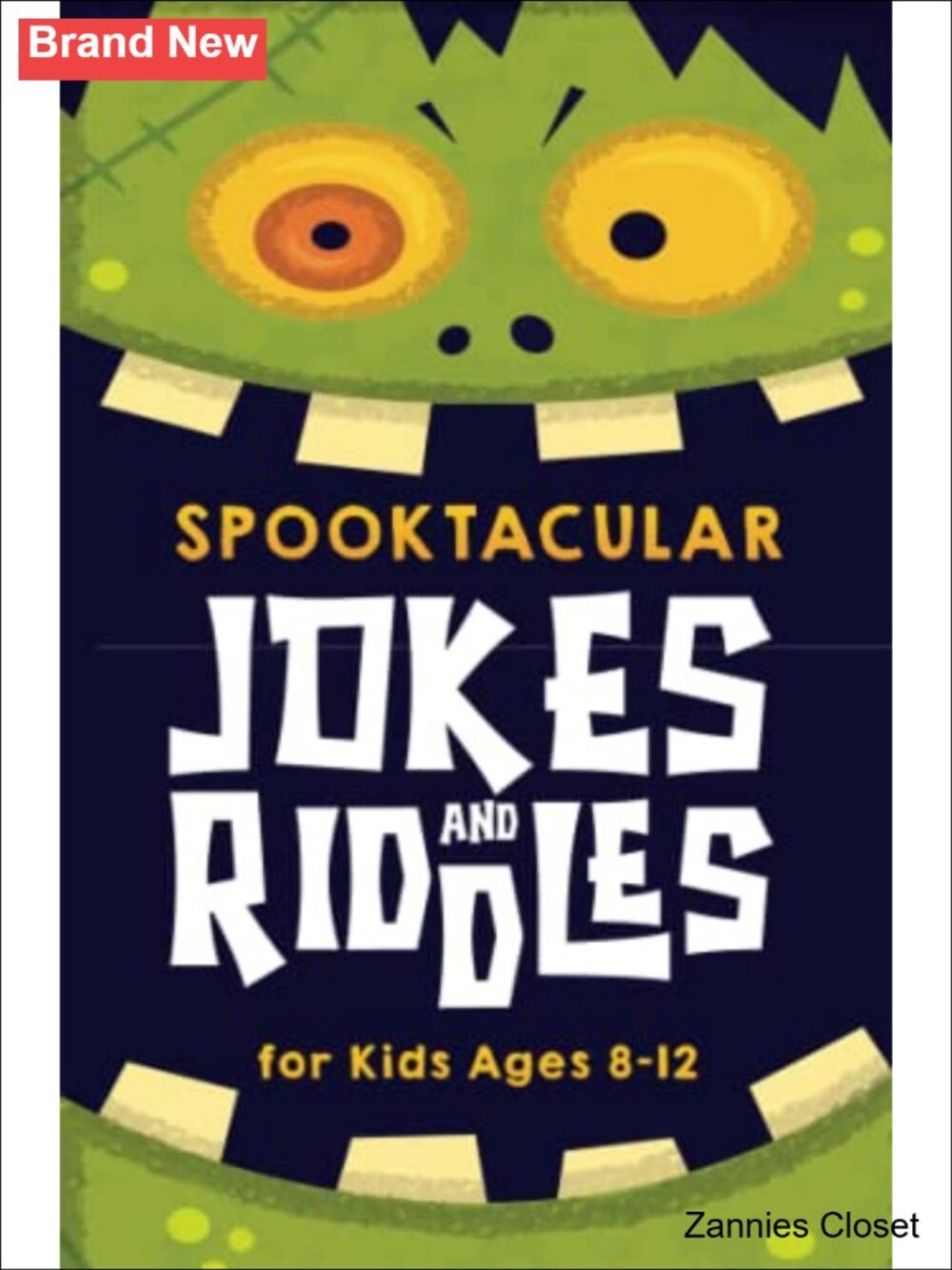 👻 Spooktacular Halloween Jokes Riddles Book for Kids 7-12